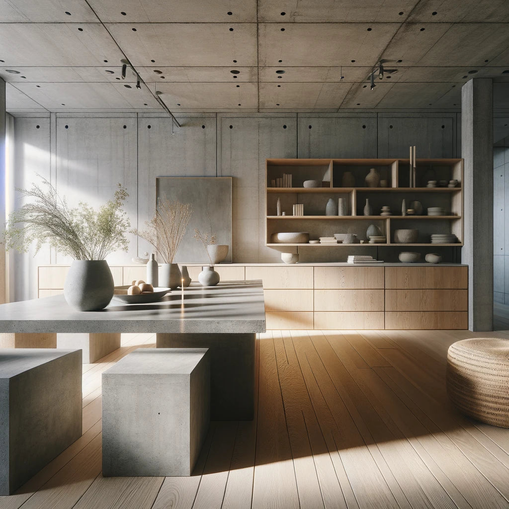 Mobilier durable design : Le potentiel des meubles en béton recyclé pour une décoration intérieure écologique